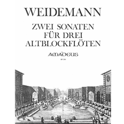 Weidemann 2 Sonatas, op. 3/3 & 6