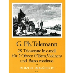 Telemann, GP: Trio Sonata 28 in c minor (TWV42:c4)