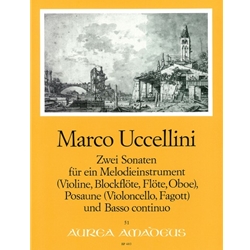 Uccellini: 2 Sonatas op.2/1 and op.3/2
