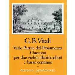 Vitali varie Partite del Passamezzo, op. 7/1 & Ciaconna, op. 7/3