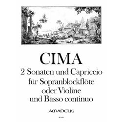 Cima, Andrea, Cima, Giovanni Paolo: 2 Sonatas & Capriccio