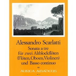 Scarlatti, A Sonata a tre in c minor (Munster Hs. 3975)
