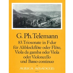 Telemann, GP Trio Sonata 83 in F Major from "Essercizii musici (TWV42:F3)