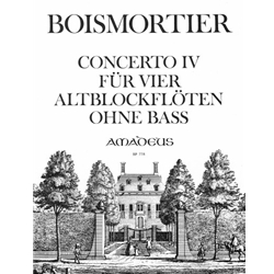 Boismortier, Joseph Bodin de: Concerto in d minor, op. 15/4