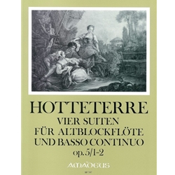 Hotteterre, JM: 4 Suites, op. 5/1 & 2 (Deuxieme Livre de Pieces, 1715)