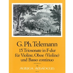 Telemann, GP: Trio Sonata 15 in F  Major (TWV 42:F13)