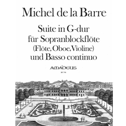 La Barre, Michel de Sonata in G Major ("L’inconnue"), op.2/9