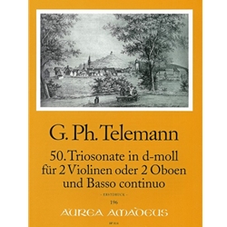 Telemann, GP Trio Sonata 50 in d minor (TWV 42:d6)