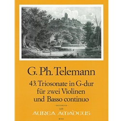 Telemann, GP: Trio Sonata 43 in G Major (TWV 42:G11)