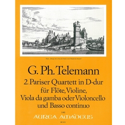 Telemann, GP: Concerto ("Paris" Quartet no. 2) in D Major (TWV 43:D1)