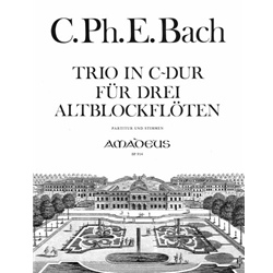 Bach, CPE Trio in C, Wq146