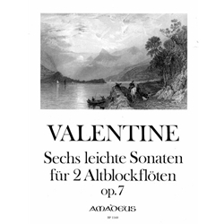 Valentine 6 Easy Sonatas, op. 7