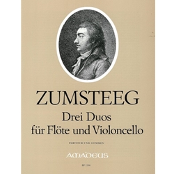 Zumsteeg: 3 Duos for flute and cello