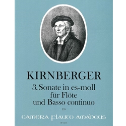 Kirnberger: Sonata 3 in e-flat minor