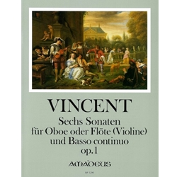 Vincent 6 Sonatas, op. 1 (1748)