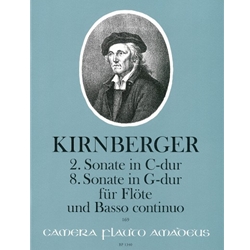 Kirnberger: Sonata 2 in C Major & Sonata 8 in G Major