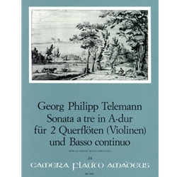 Telemann, GP: Trio Sonata 55 in A Major TWV Anh 42:A