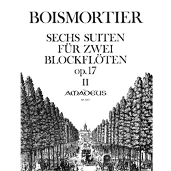 Boismortier, Joseph Bodin de 6 Sonatas, op. 17, Vol. 2