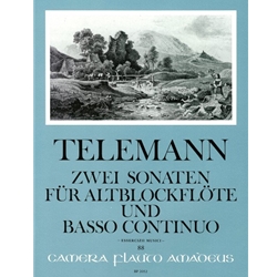 Telemann, GP: 2 Sonatas C Major, d minor, TWV 41:C5, D4
