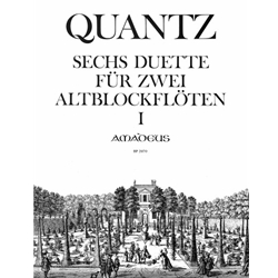 Quantz 6 Duette, op.2, Vol. 1