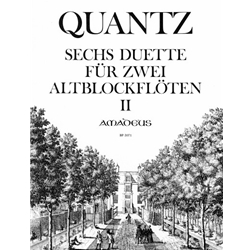 Quantz: 6 Duette, op.2, Vol. 2