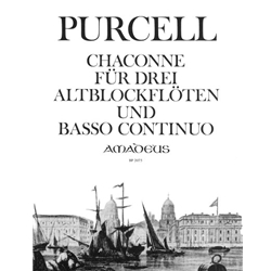 Purcell, Henry: Chaconne (3 parts upon a Ground...)