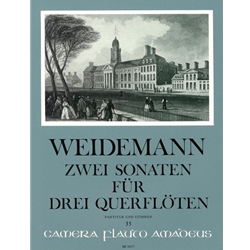 Weidemann: 2 Sonatas, op. 3/3 & 6