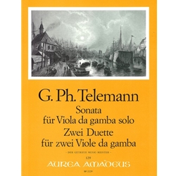 Telemann, GP Sonata for Viola di Gamba senza Cembalo & 2 Duos for Viola da Gamba