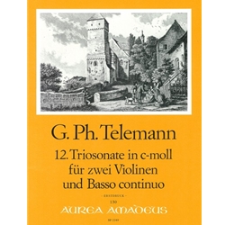 Telemann, GP: Trio Sonata 12 in c minor (TWV 42:c8)
