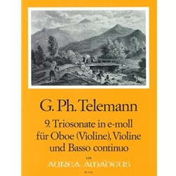 Telemann, GP: Trio Sonata 9 in e minor (TWV42:e5)