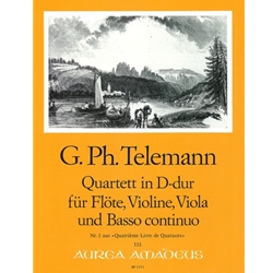 Telemann, GP: Quartett 1 in D Major (TWV 42:D4)