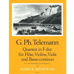 Telemann, GP: Quartett 2 in F Major (TWV 43:F1)