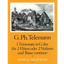 Telemann, GP: Trio Sonata 1 in G Major (TWV 42:G3)