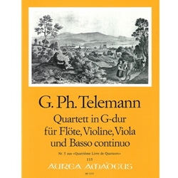 Telemann, GP: Quartett 5 in G Major (TWV 43:G5)
