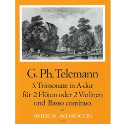 Telemann, GP Trio Sonata 3 in A Major (TWV 42:A2)