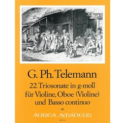 Telemann, GP: Trio Sonata 22 in g minor (TWV42:g6)