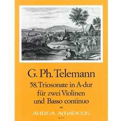 Telemann, GP: Trio Sonata 58 in A Major (TWV 42:A11)