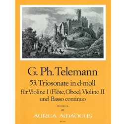 Telemann, GP: Trio Sonata 53 in d minor (TWV 42:d8)