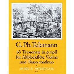 Telemann, GP: Trio Sonata 63 in g minor (TWV42:g9)