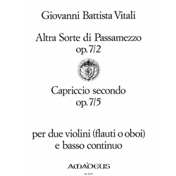 Vitali: Altre Sorte di Passamezzo, op. 7/2 & Capriccio op. 7/5