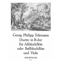Telemann, GP: Duetto in B-flat Major from Der Getreue Musik-Meister