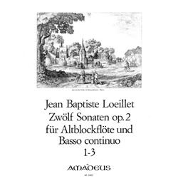 Loeillet de Gant, Jean Baptiste 12 Sonatas, op. 2/1-3