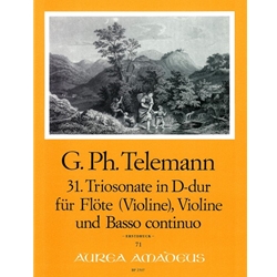 Telemann, GP: Trio Sonata 31 in D Major (TWV42:D17)