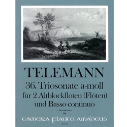 Telemann, GP Trio Sonata 36 in a minor (TWV 42:a9)