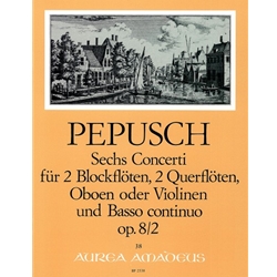 Pepusch 6 Concerti, op. 8/2 in G