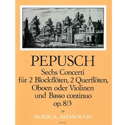 Pepusch: 6 Concerti, op. 8/3 in B-flat