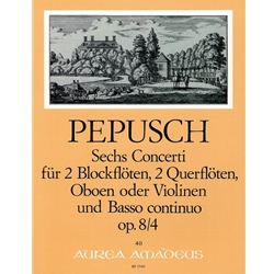 Pepusch 6 Concerti, op. 8/4 in F