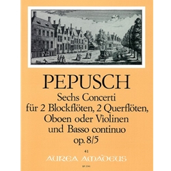Pepusch 6 Concerti, op. 8/5 in C