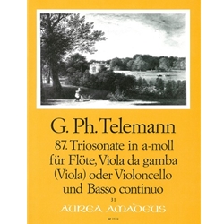 Telemann, GP: Trio Sonata 87 in a minor (TWV42:a7)