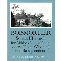 Boismortier, JB de: Sonata in e, op. 34/III